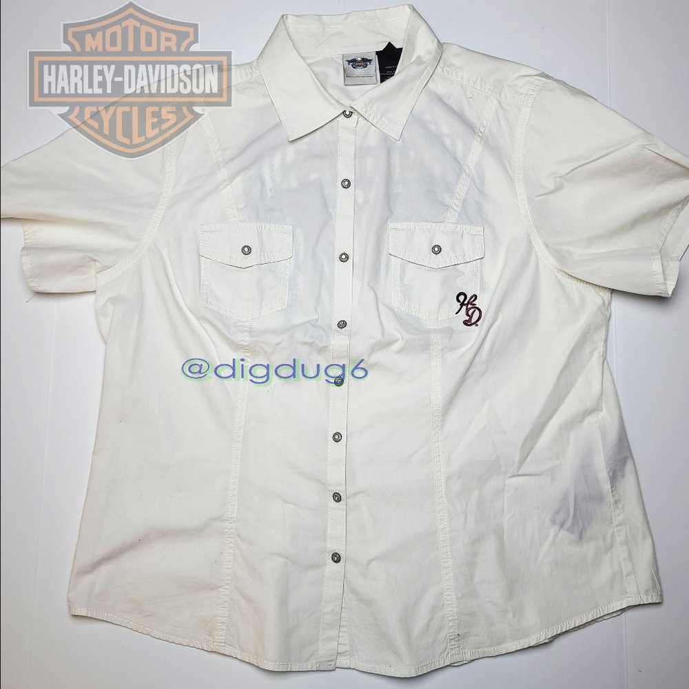 Harley Davidson Button Shirt
